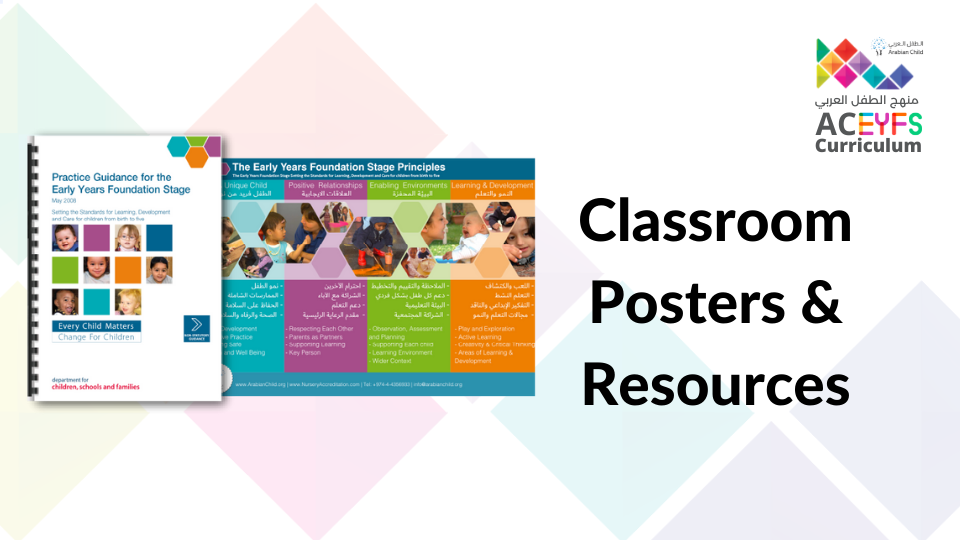 Arabian Child EYFS Posters and Resources