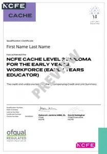 Level 3 Teachers Diploma -