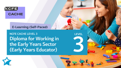 NCFE CACHE Level 3 Diploma for Working in the Early Years Sector (Early Years Educator) SP